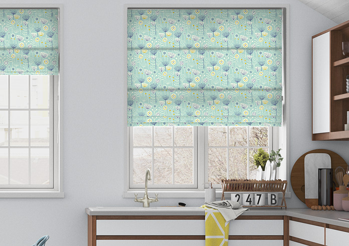 Bergen, Seafoam - Roman Blind - Image 3